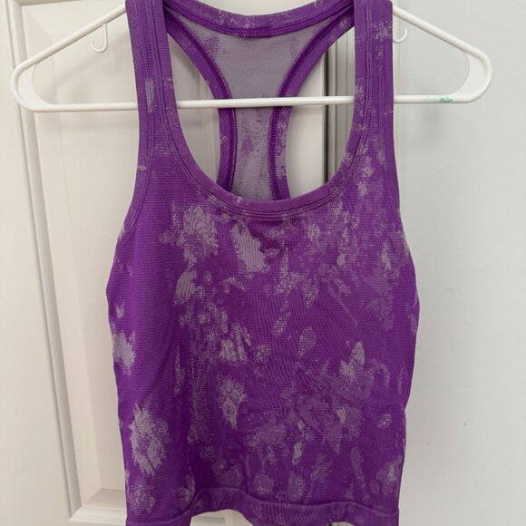 Lululemon Siwftly Tech Race Length Purple Tank Top Race Length 4 - Picture 2 of 5